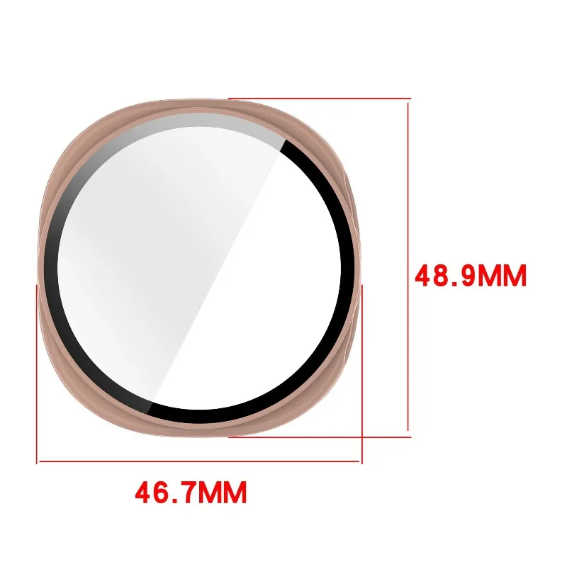 Funda para Samsung Galaxy Watch 8 40mm 44mm 8Classic 46mm cubierta protectora de vidrio templado para PC para Galaxy Watch Ultra 2025 47mm Shell