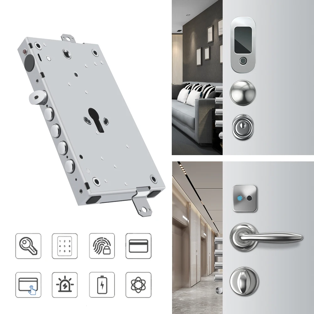 

Hot Sale Security Intelligent Blue Tooth Keyless Digital Code Biometric Fingerprint Electronic Smart Door Locks