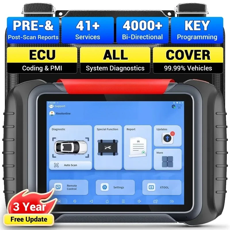 XTOOL D8 Automotive Ecu Programmer Appareil Diagnostic Automobile Multi-function OBD2 Scanner Car Key Programming Machine