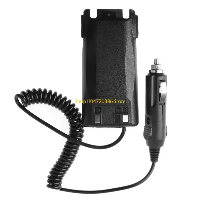 Adaptador eliminador batería para cargador coche K0EA para Radio Walkie Talkie UV-82