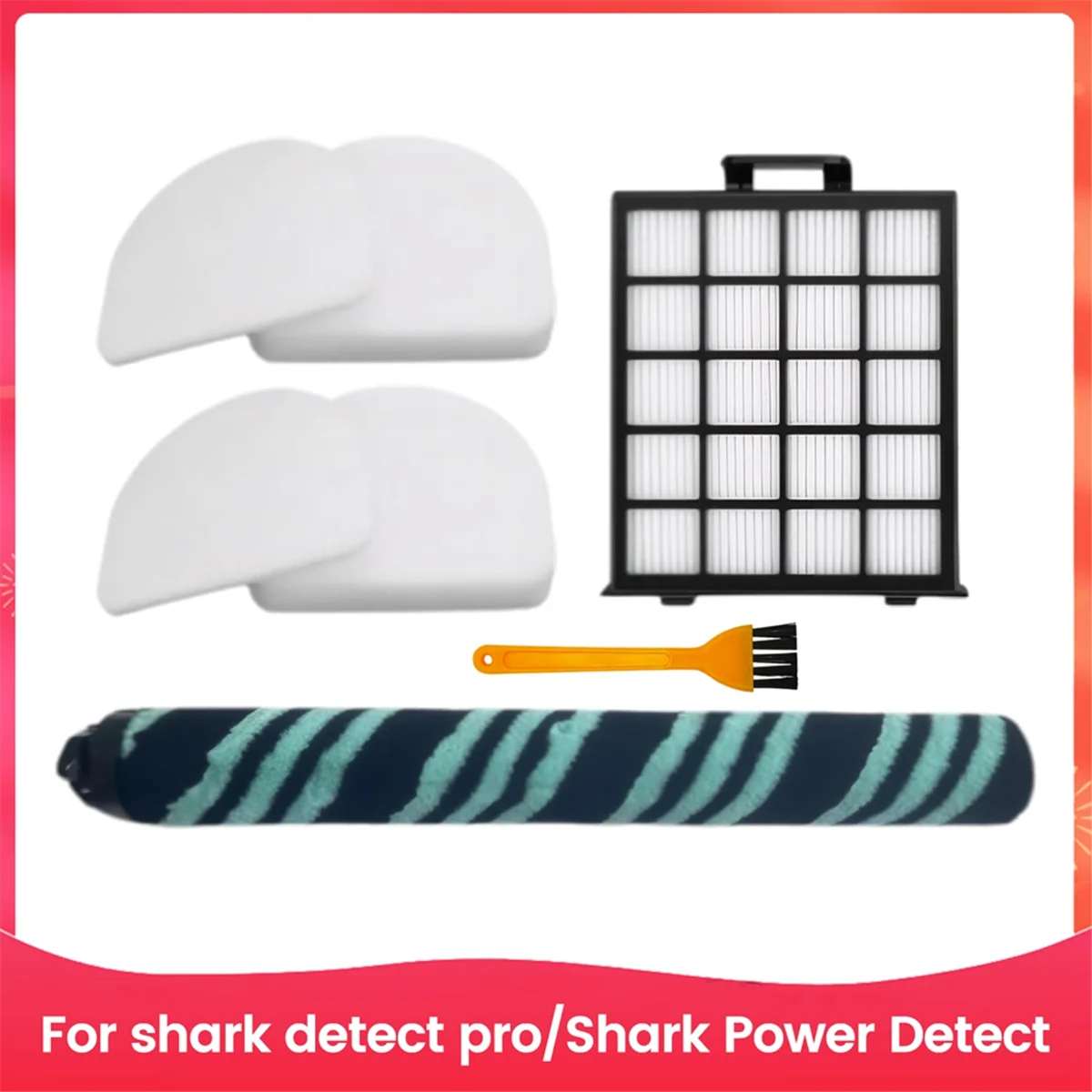 AZ4002 Filter for Shark Detect Pro/Shark Power Detect Upright Vacuum AZ4000 AZ4002 AZ4000C Main Brush Roller Filters