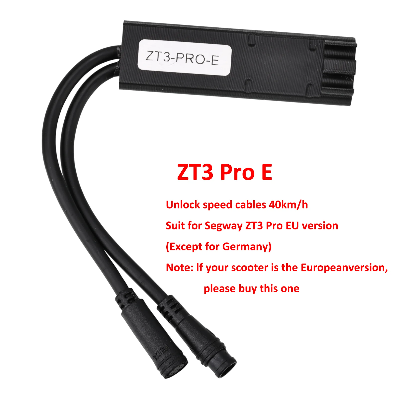 Speed Unlock Controller für Segway ZT3 / ZT3 Pro – Maximale Geschwindigkeit 40 km/h Upgrade-Modul – Zubehör zum Entfernen von Reglerkabeln