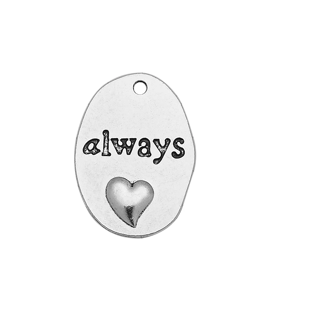 20 sztuk/partia-26mm,HP inspirowane wisiorki antyczne posrebrzane/brąz Plated zawsze Snape i Lily Patronus Charms DIY dostaw — zdjęcie 4