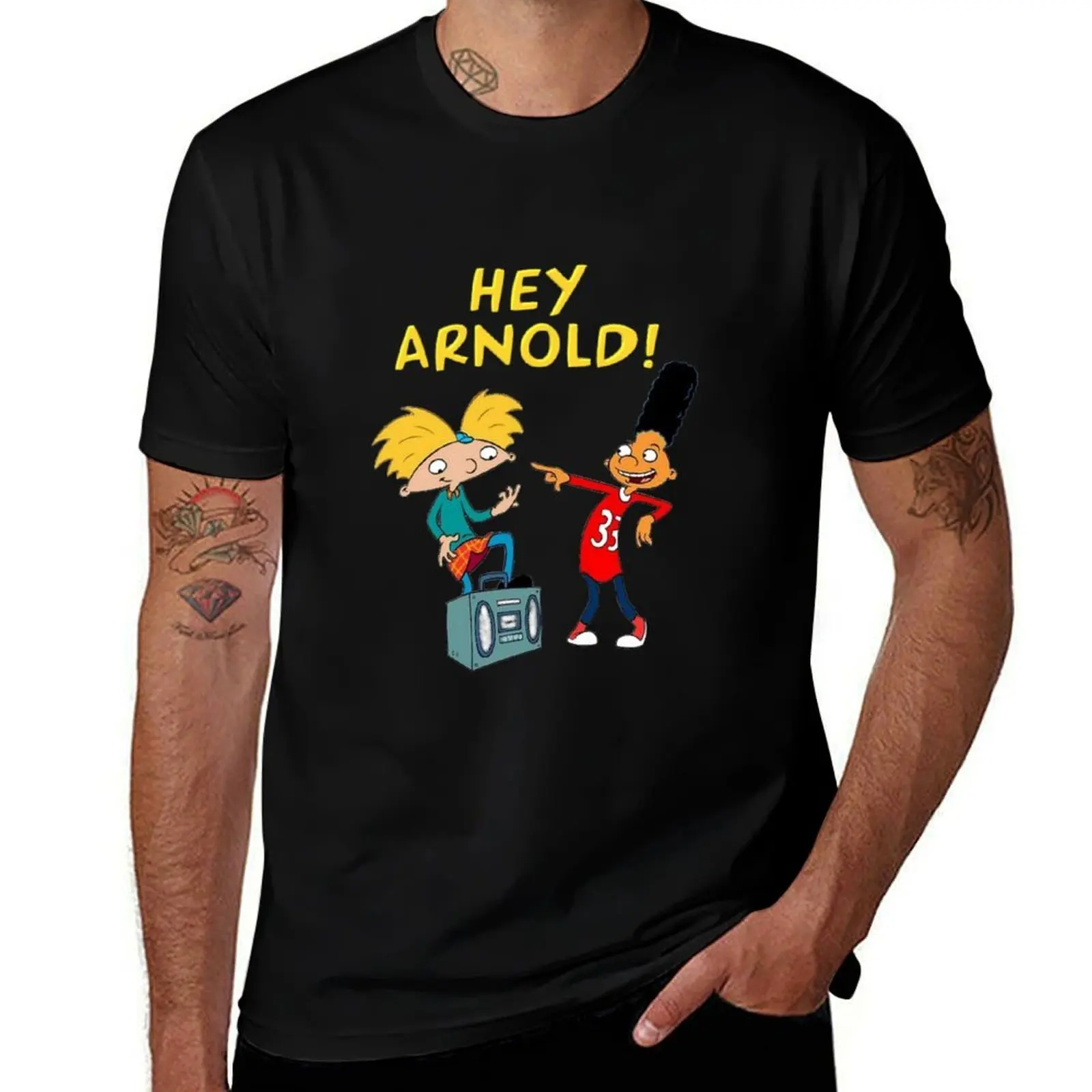 

Hey Arnold ! T-Shirt t shirts for man cotton funny t shirt man casual T-Shirt