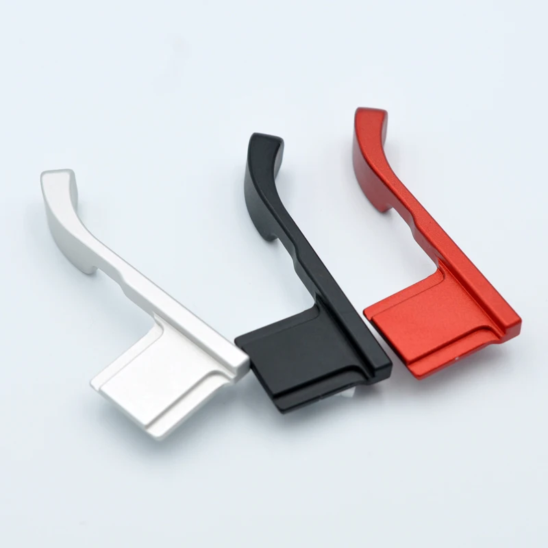 الإبهام حتى قبضة ل فوجي X-E4 كاميرا فوجي فيلم أسود أحمر الألومنيوم الحذاء الساخن قبضة X-E3