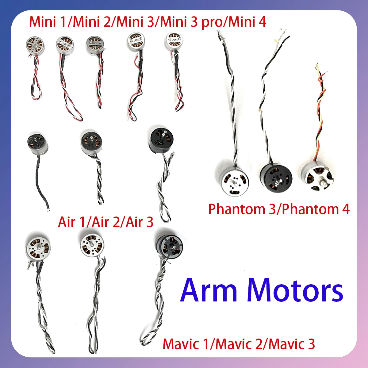 

Original Mavic Air Mini Phantom series power motor rotates smoothly is easy to install suitable for DJI drone maintenance parts
