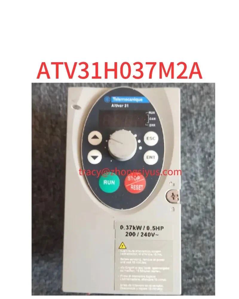 

Used ATV31 converter 0.37 kw, ATV31H037M2A, function package