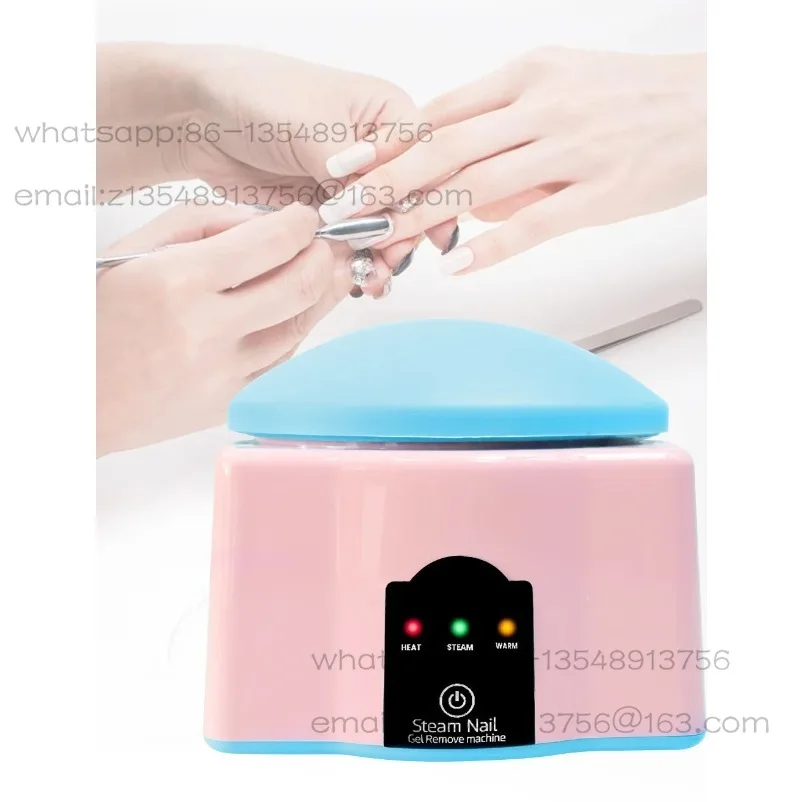 Electric Steam Gel Nail Remover Upgraded Acrylic  Polish Removal Box Nail Polish Beauty Salon Machine for Nail Gel Polish