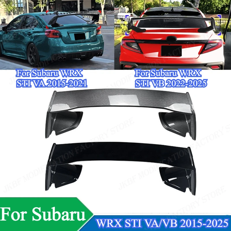 

Car Rear Trunk Lid Spoiler For Subaru WRX STI VA/VB 2015-2025 Wings Tail Fin Body Kit Exterior Trim Replacement Auto Accessories