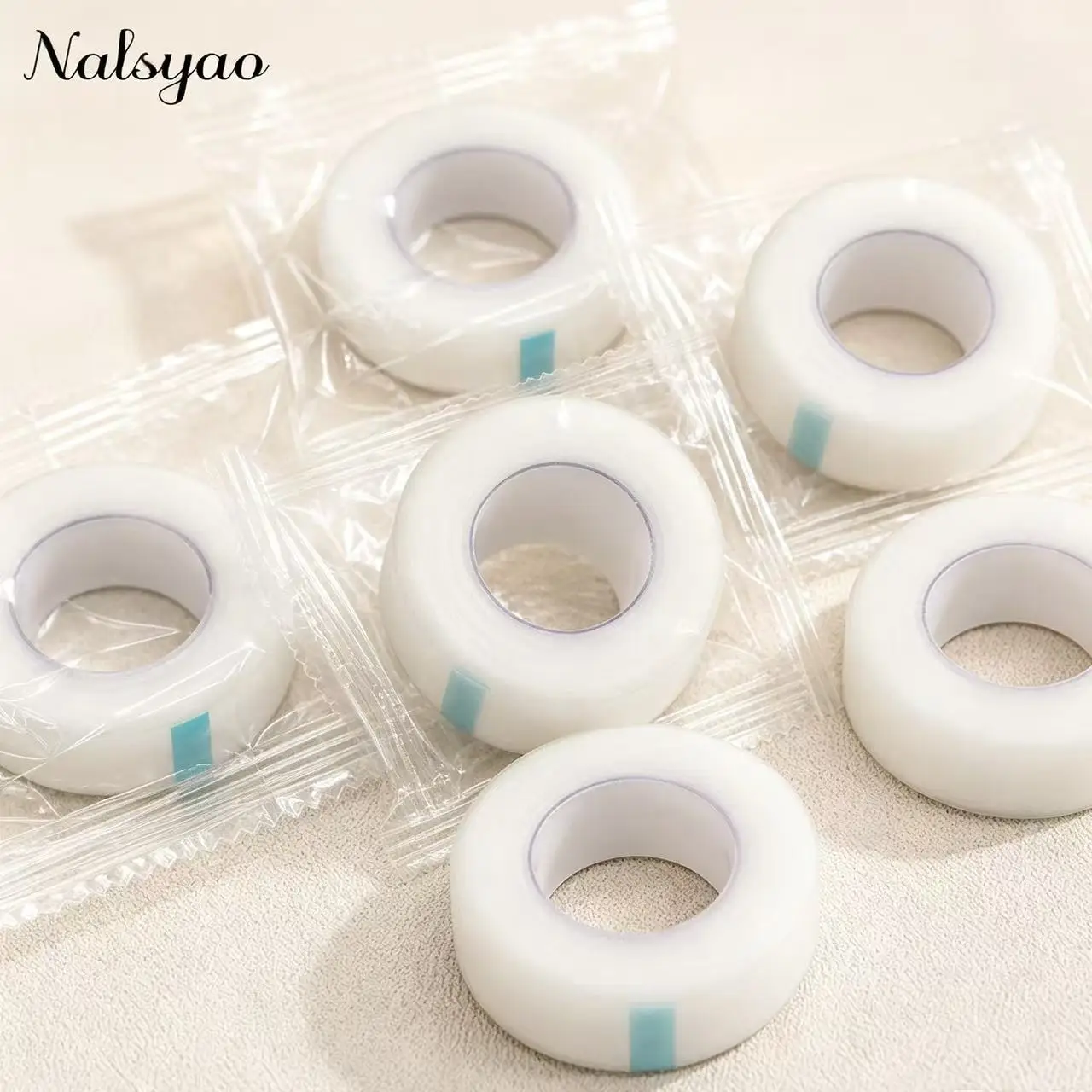 makeup tools Eyelash Tape Transparent Adhesive Fabric 9m/ 1Roll Adhesive Breathable Micropore Fabric Tape for Eyelash Extension