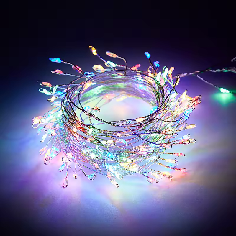 3/6/9M USB Power LED Firecracker String Lights Remote Control Garland Fairy Lights for Wedding Party Garden Christmas Decoration - Image 9