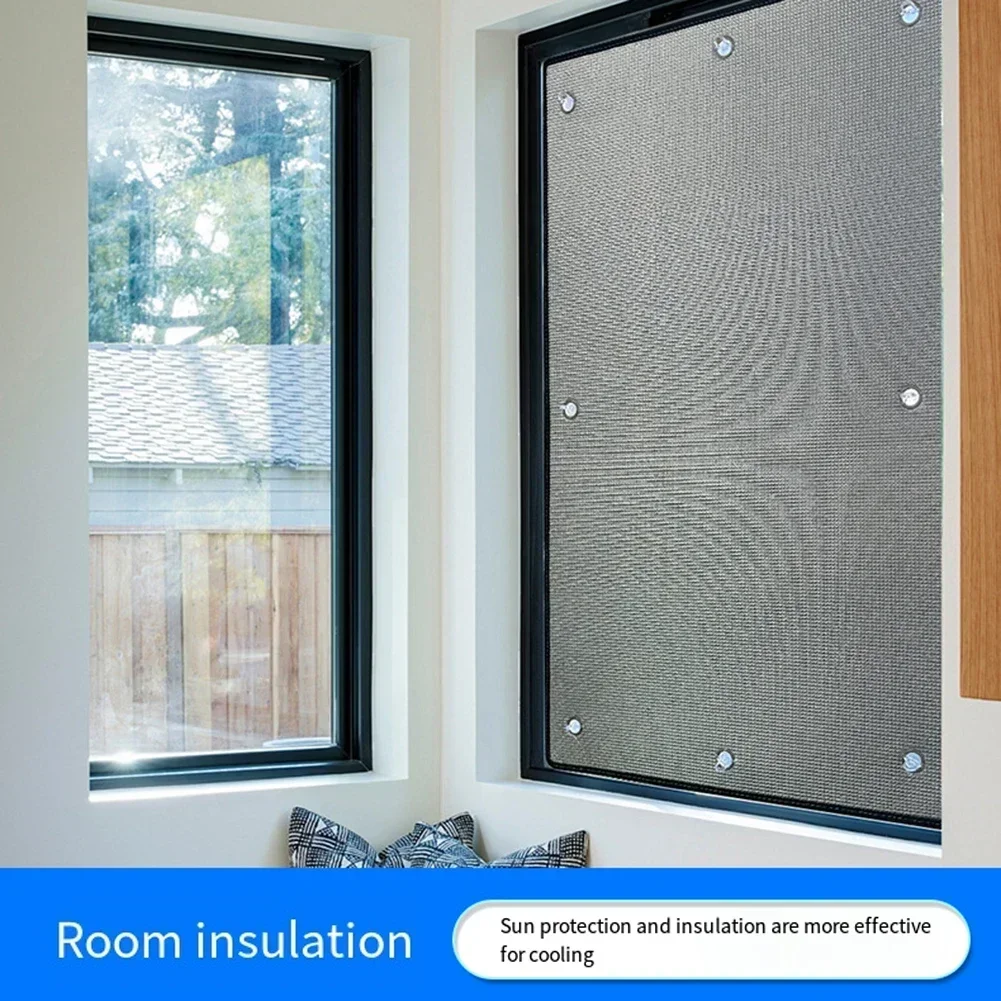 

Доступная Альтернативная изоляционная пленка из алюминиевой фольги, серебряная Солнцезащитная утолщенная двухслойная алюминиевая пленка 50*100 см