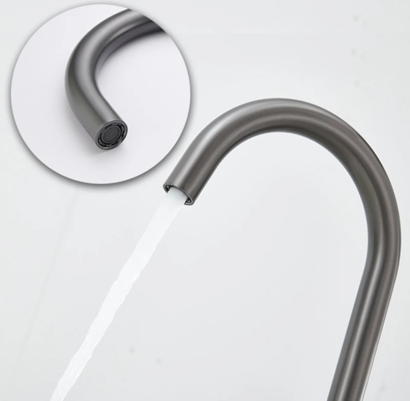 Imagem -03 - Torneira Misturadora de Água para Banheira do Banheiro Coluna da Torneira Torneira da Bacia do Assoalho Ouro Escovado Preto Gunmetal Ouro Rosa Torneira de Latão Cromado