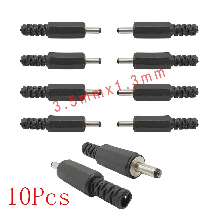 10 sztuk 3.5mm x 1.3mm wtyk męski żeńskie gniazdo DC gniazdo zasilania łącznik 3.5x1.3mm 3A 12V żeńskie gniazdo Adapter gniazda Jack