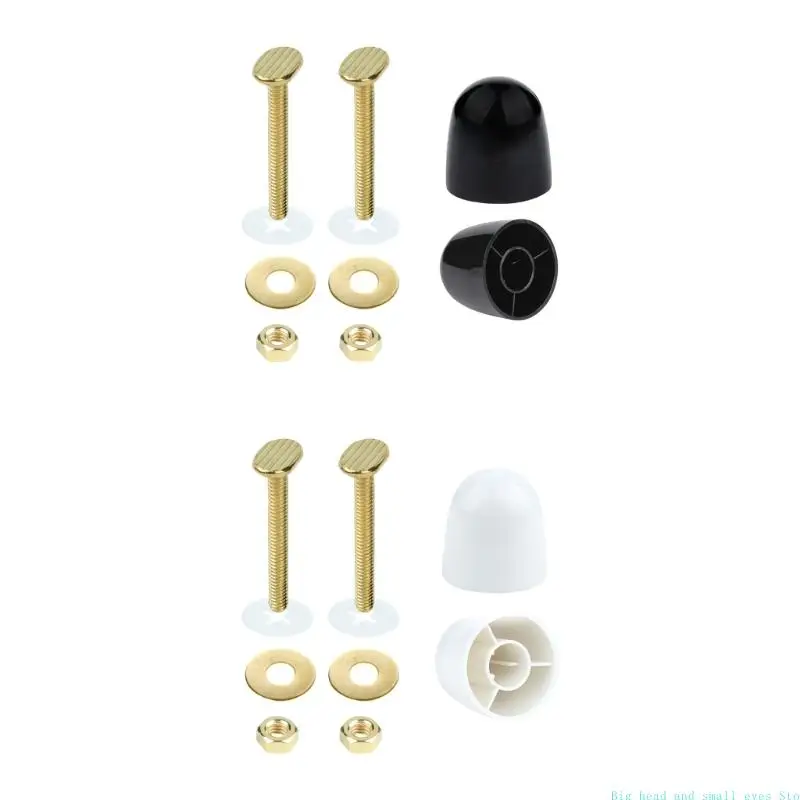 581C Toilet Base Permanent Fastening Solution Corrosion Resistant Bolts With Decorative On Covers Easy Installation