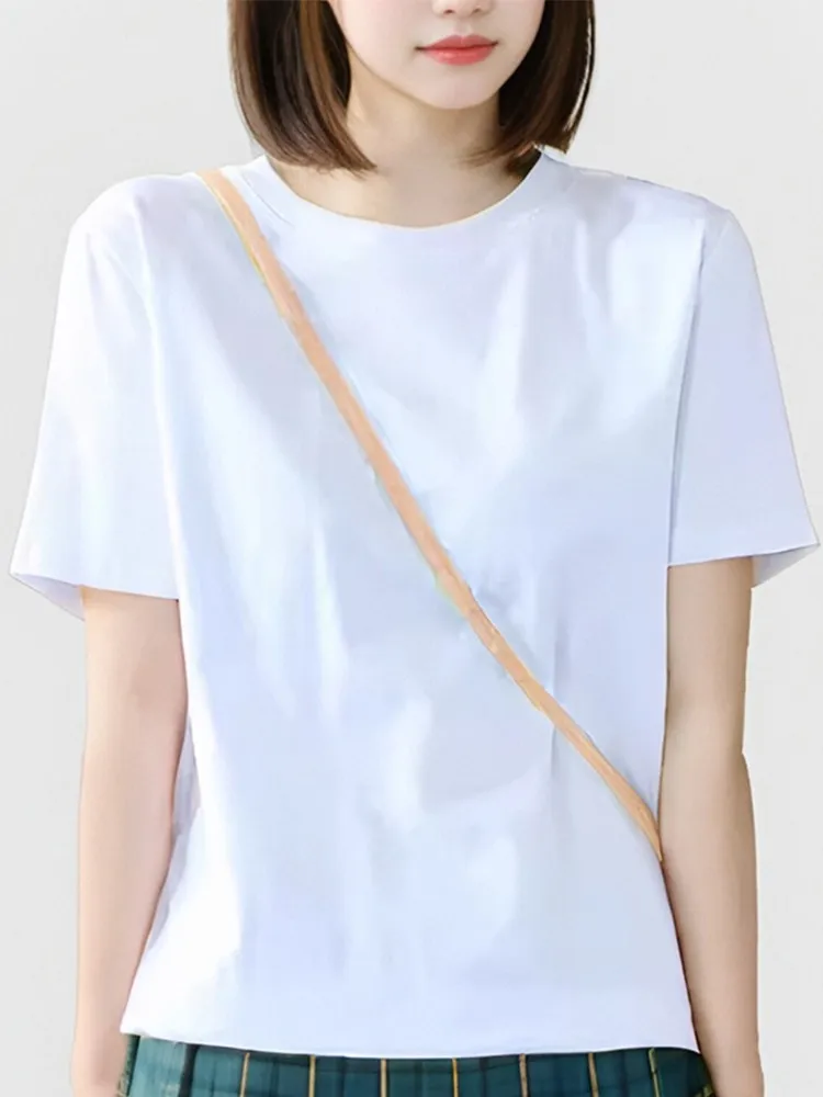 Plain white tee