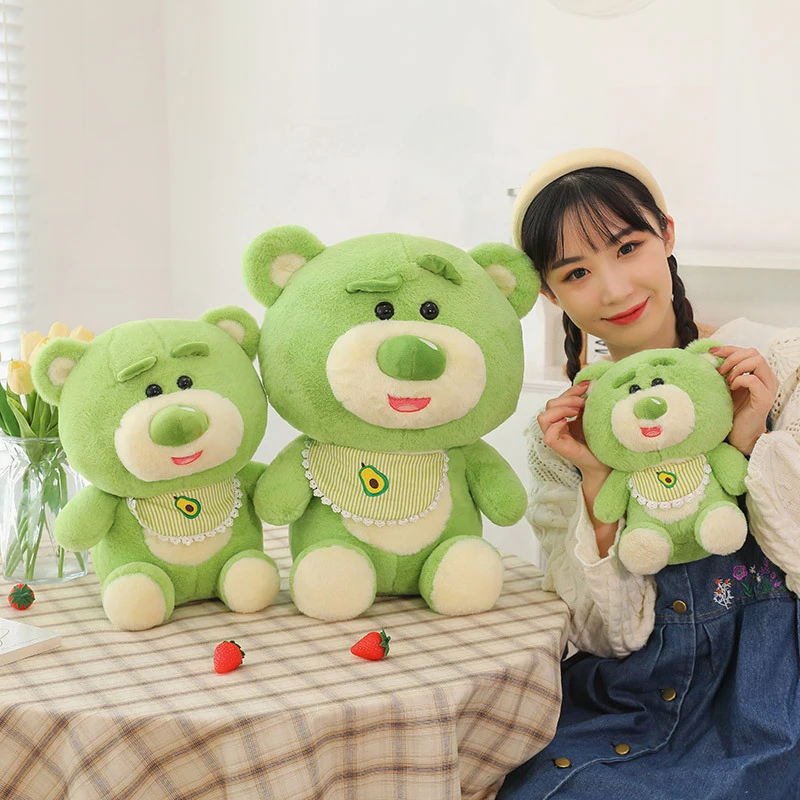 

Милый медведь авокадо, плюшевая игрушка, мягкая кукла, кавайная подушка для детей, подарок на день рождения, Рождество для девочек, мягкий плюшевый мишка