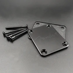 1set Chrome Electric Guitar Neck Plate Fix TL Electric Guitar Neck Joint Board Guitar Accessories