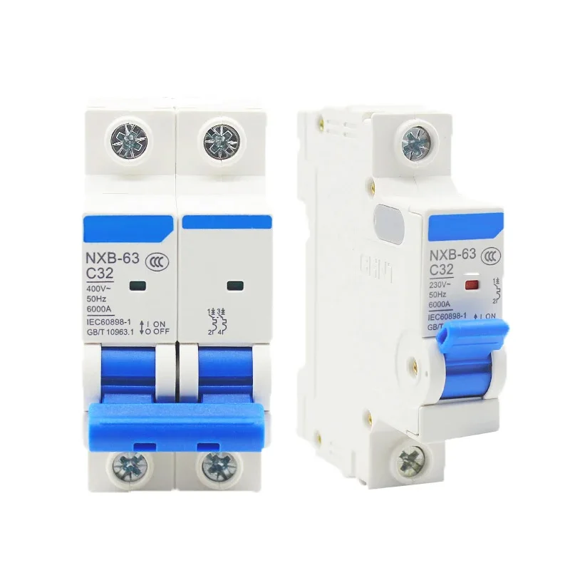 Circuit breaker  NXB-63 1P 2P 3P 4P 1A 2A 3A 6A 10A 16A 20A 25A 32A 40A 63A 230V 220V 50HZ Miniature MCB NEW DZ47