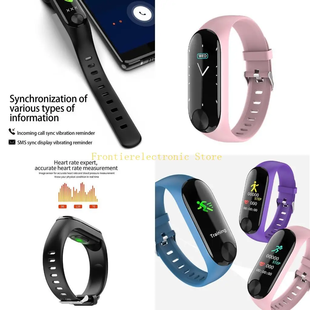 

G8DB Y10 Smartwatch Weather Forecast Fitness with Sleep Blood Pressure Heart Rate Monitor Step Counter Call Reminder