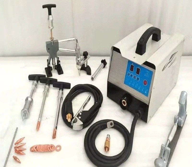 Auto depression repair tool, recovery sheet metal repair machine