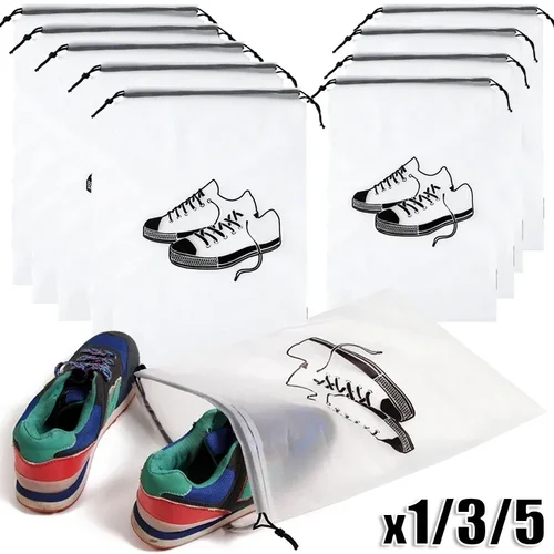 코튼 린넨 패브릭 파우치 드로스트링 백, 귀여운 동물 식물 프린트, 어린이 여행 천, 신발 보관 가방, 메이크업 케이스, 크리스마스 선물 가방