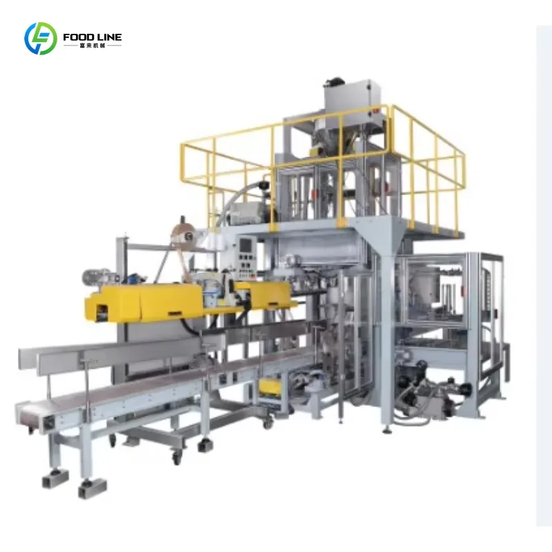 Customized High-efficiency Automatic Packaging Palletizing Line Fine Chemical Industrial Automatic Weighing Sealing Stacking