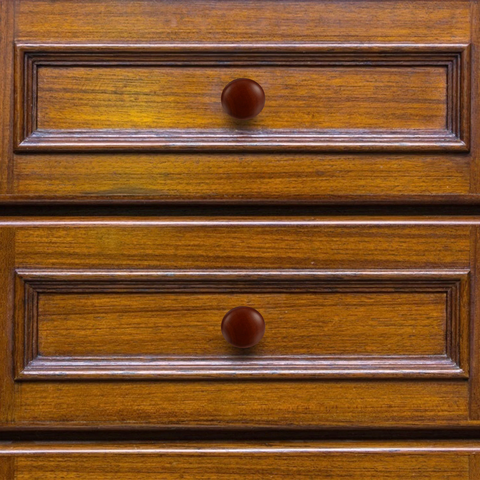 

Angoily Solid Wood Cabinet Knobs 8Pcs Round Drawer Pulls Self Tapping for Home Furniture Wardrobe Doors Hardware Handles