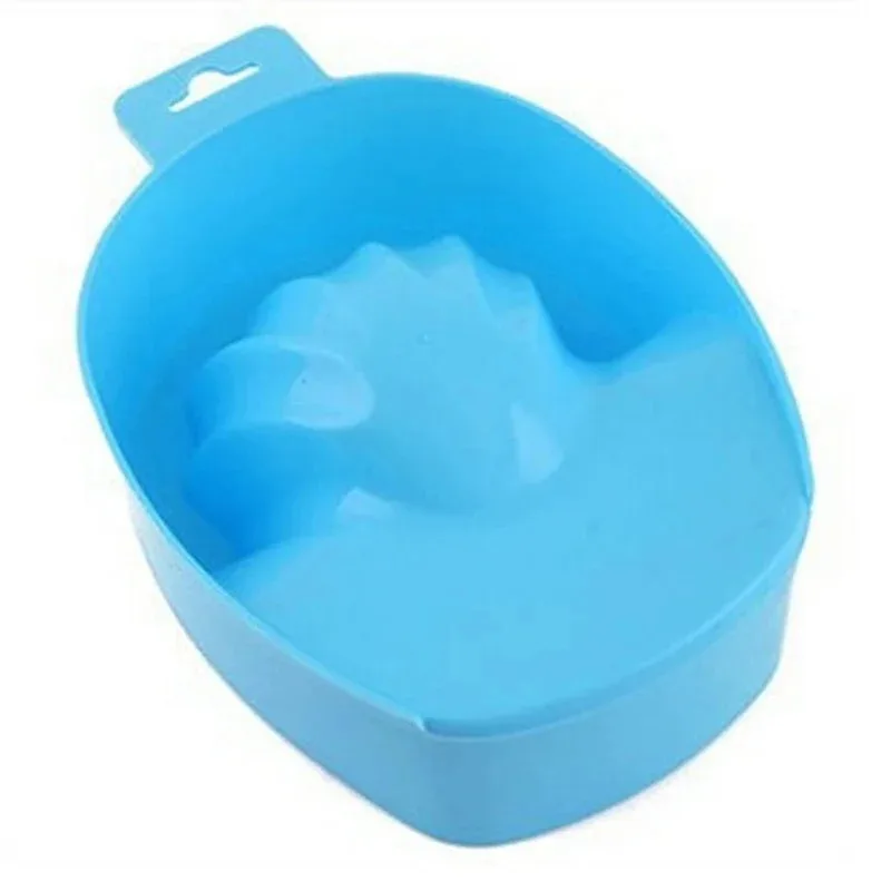 1pcs Nail Art Hand Wash Remover Soak Bowl DIY Salon Nail Spa Bath Treatment Manicure Tools