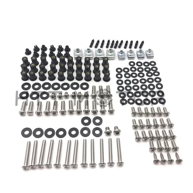 

Motorcycle Parts Complete Fairing Bolts Body Screws Kit for KAWASAKI Ninja ZX6R ZX-6R 2007-2008 Chrome