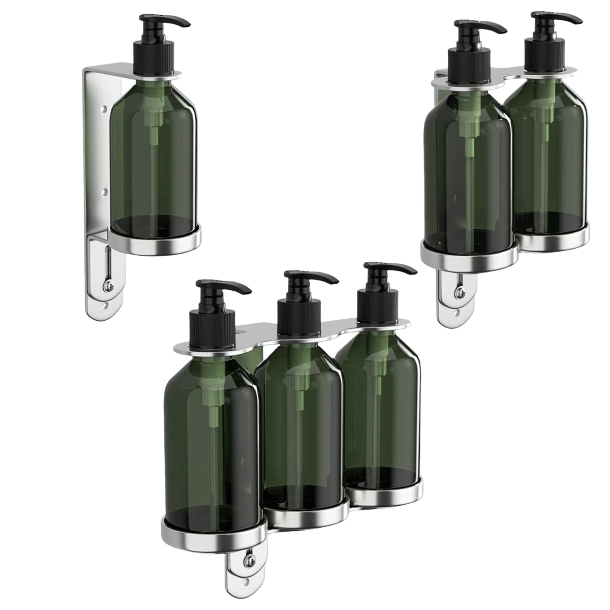 Dispenser sabun kamar mandi, untuk kamar mandi, Dispenser sabun Manual, pompa Manual aman, pemasangan hemat ruang, penggunaan serbaguna