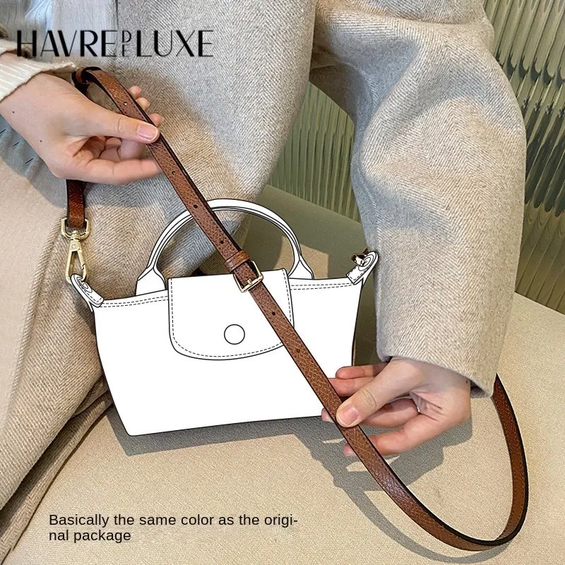 Bag Adjustable Leather Shoulder Strap Crossbody Bag With Single-purchase Accessories Mini Bag Transformation Punch Belt