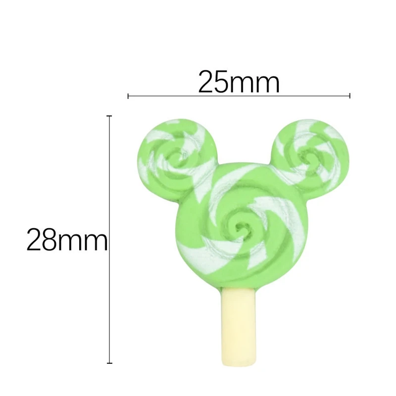 Cute Color lollipop Resin Cabochons Scrapbooking DIY Jewelry Craft Decoration Accessories 10pcs L18