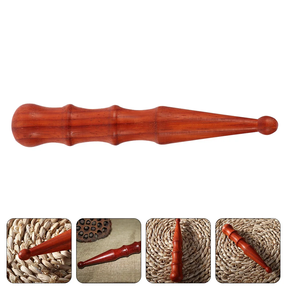 

Natural Sandalwood Red Wood Massage Stick Acupoint Pen for Body Face Neck Foot Massage Tool Lightweight Durable Relaxation
