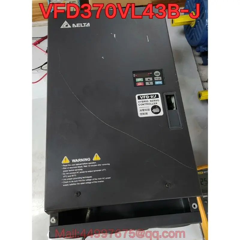 

Second-hand VFD370VL43B-J oil-electric servo drive function test is normal