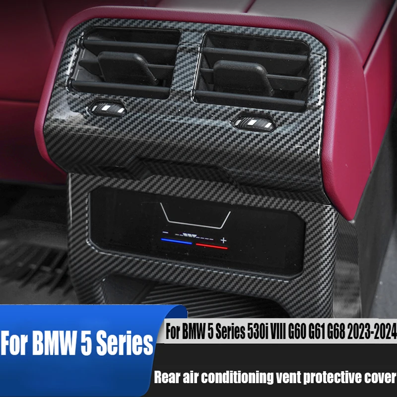 

Rear air conditioning vent protective cover interior decoration products For BMW 5 Series 530i VIII G60 G61 G68 2023 2024