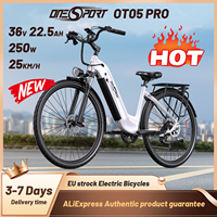 OneSport OT05 Pro 250W 700C*50C Electric Trekking Bike 655Wh E-bike with Torque Sensor City E-bike Support APP