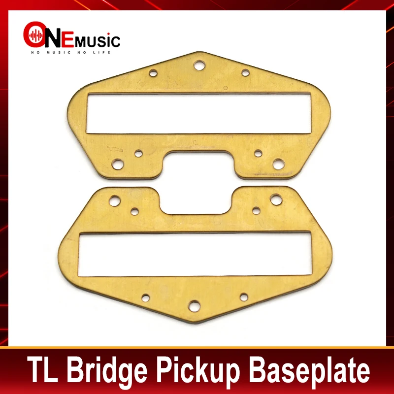 10Pcs Brass Pickup Baseplate for TL Bridge Pickup with Magnet Frame 61x12.2MM Guitar Pickup Baseplate Pickup Parts