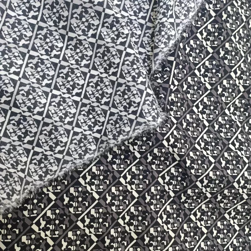 

Puzzle Lattice Camouflage Pattern Printed Poplin Cotton Fabric For Dress/Blouse Telas Para Costura Tissus DIY Sewing Material