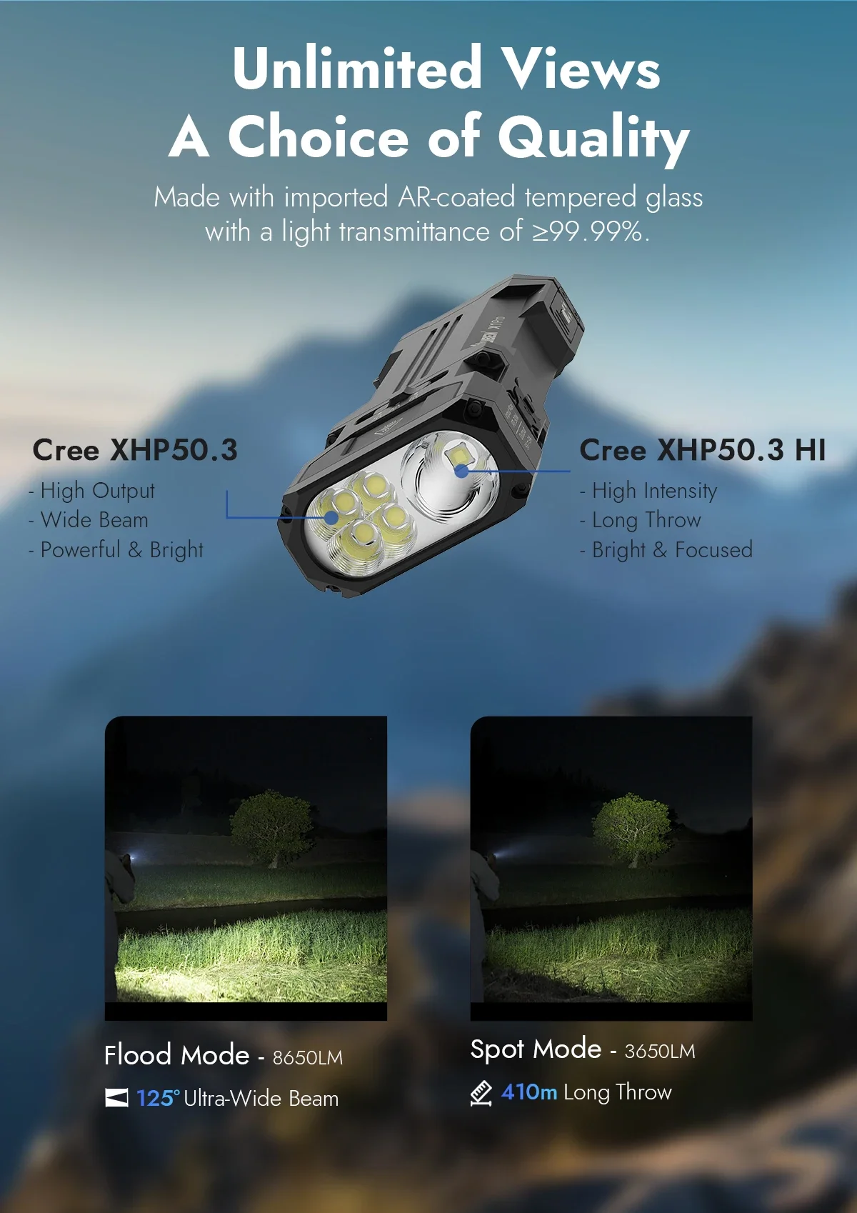 WUBEN X1 Pro Rechargeable EDC Flashlight 12300Lumens Protable Ultra-Bright Waterproof Powerful X1Pro Torch 9600mAh Power Bank