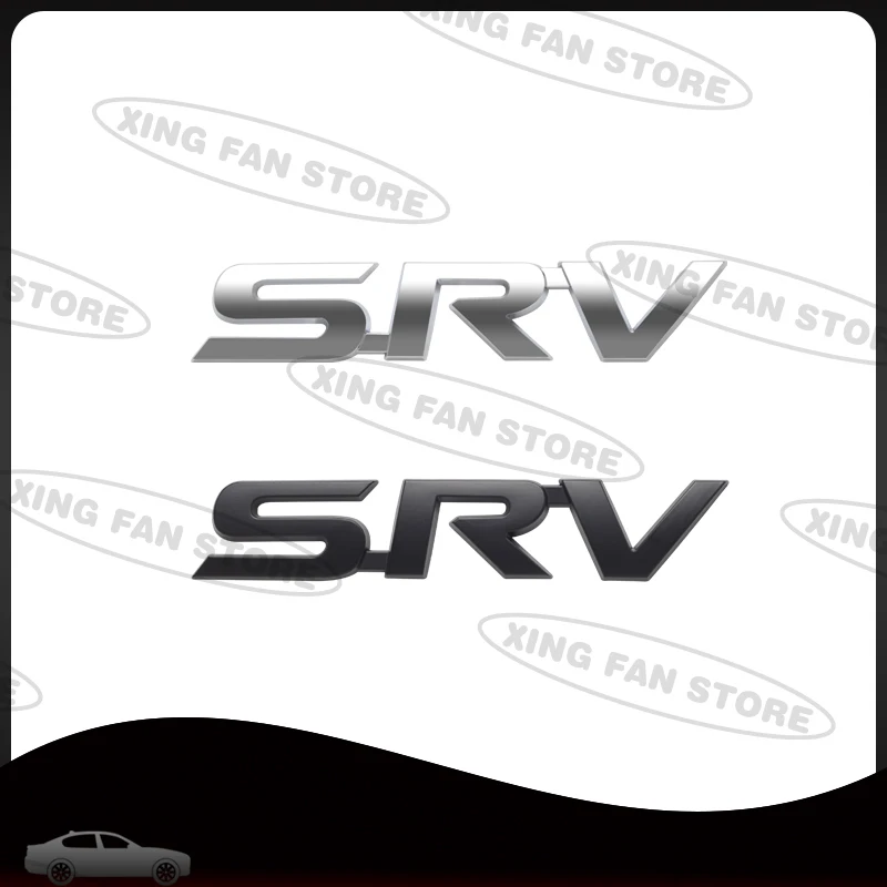 تصفيف السيارات SRV شعار سيارة الخلفي الجذع شارة ملصق مائي الجسم لتويوتا هايلكس ريفو فيجو D4D بيك اب ملحقات الشاحنة