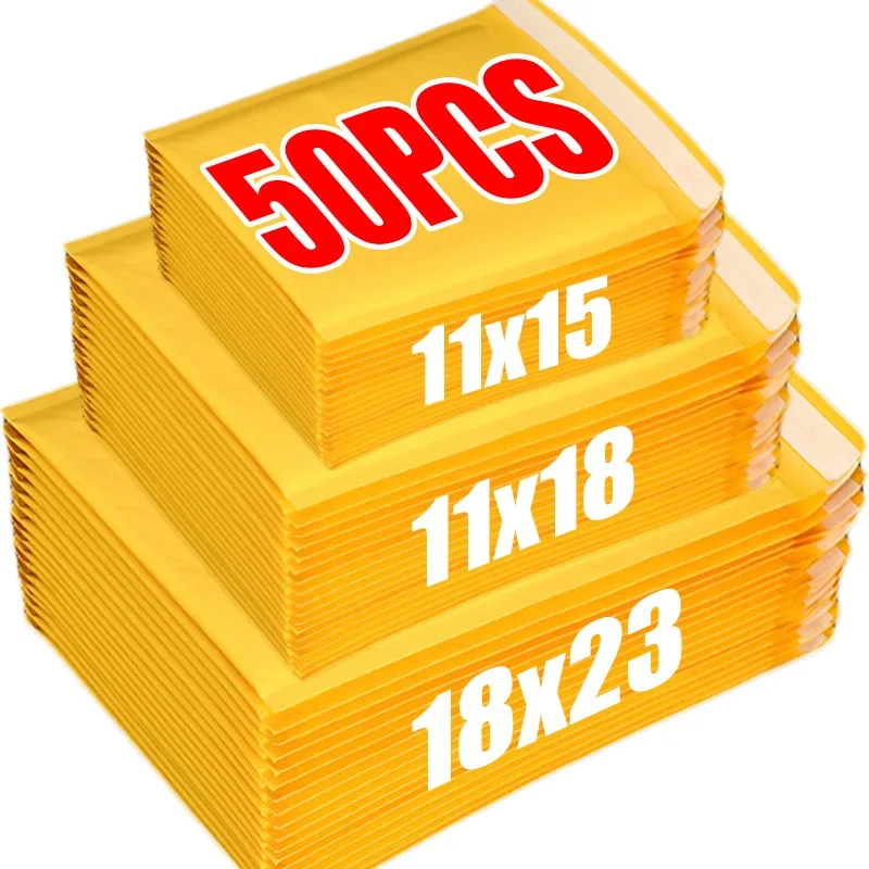 【セール中】クラフトバブルメーラーパッド入り封筒配送バッグすべてのサイズ耐衝撃ビジネスバッグ用品家庭用保管包装ポーチ