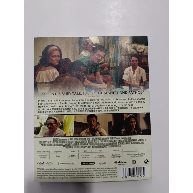 Brand New Blu-ray Film Disc O Agente Secreto High Definition Movie