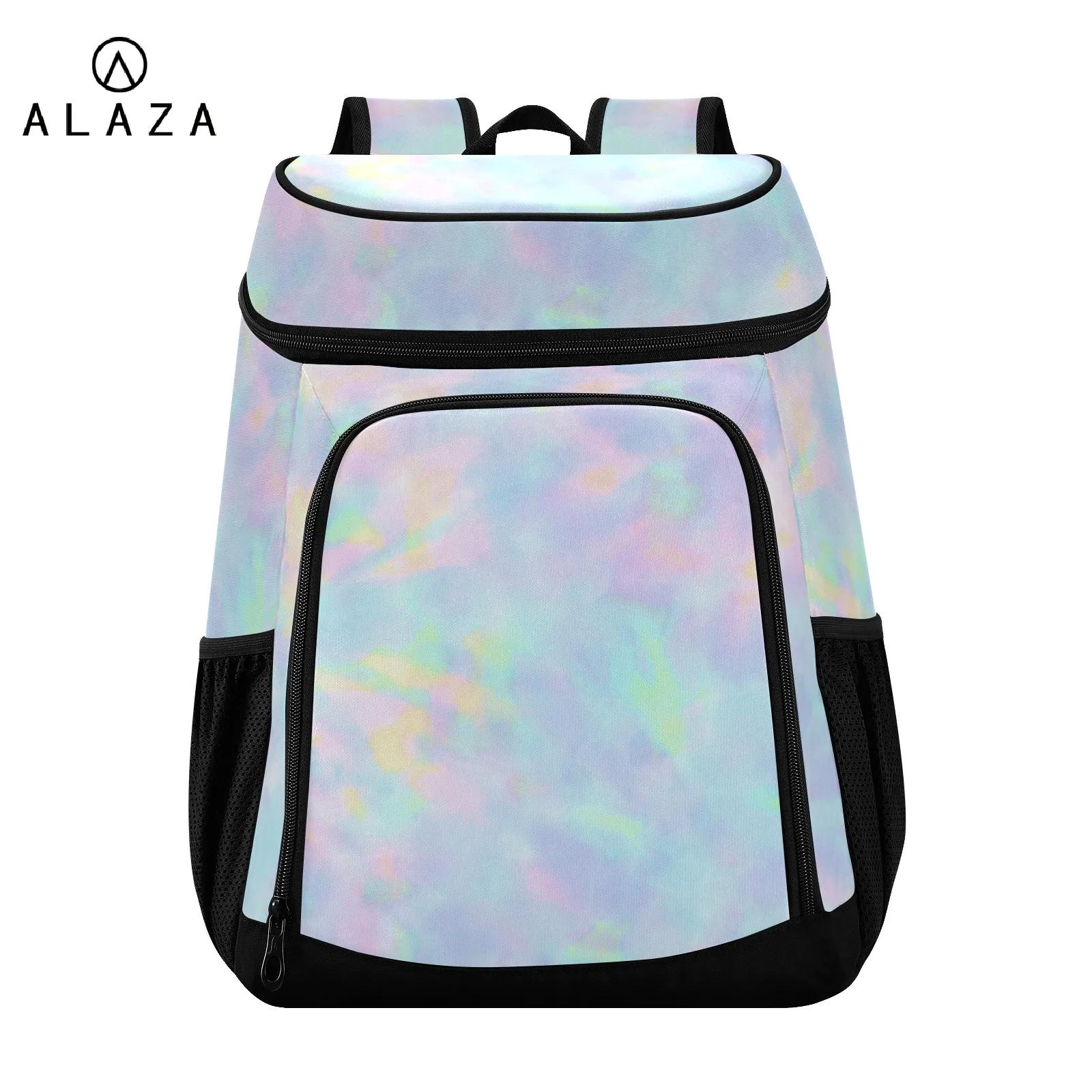 

New Thermal Picnic Backpack Waterproof Thickened Cooler Bag Large Insulated Bag Cooler Backpack Refrigerator Bag Tie Dye Shibori