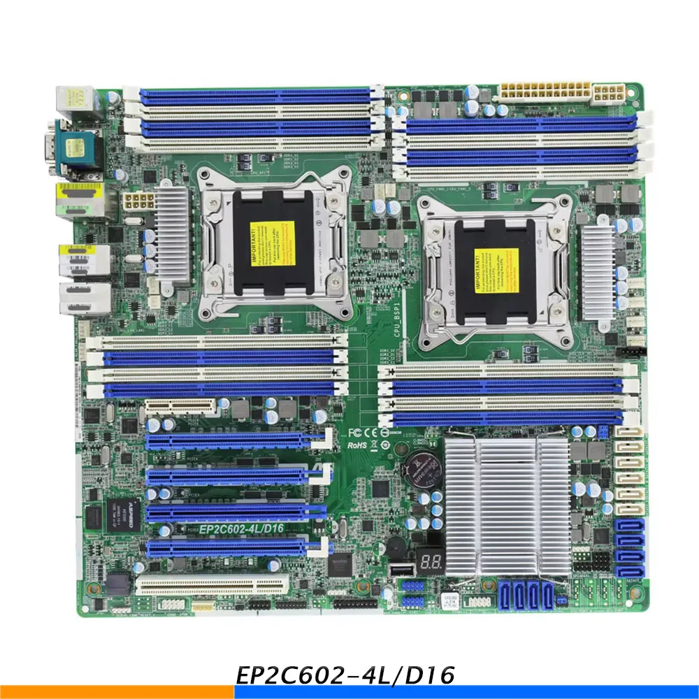 

Two-Way Server Motherboard For AsRock EP2C602-4L/D16 LGA2011 Support Xeon 5-1600/2600/4600 V2 High Quality