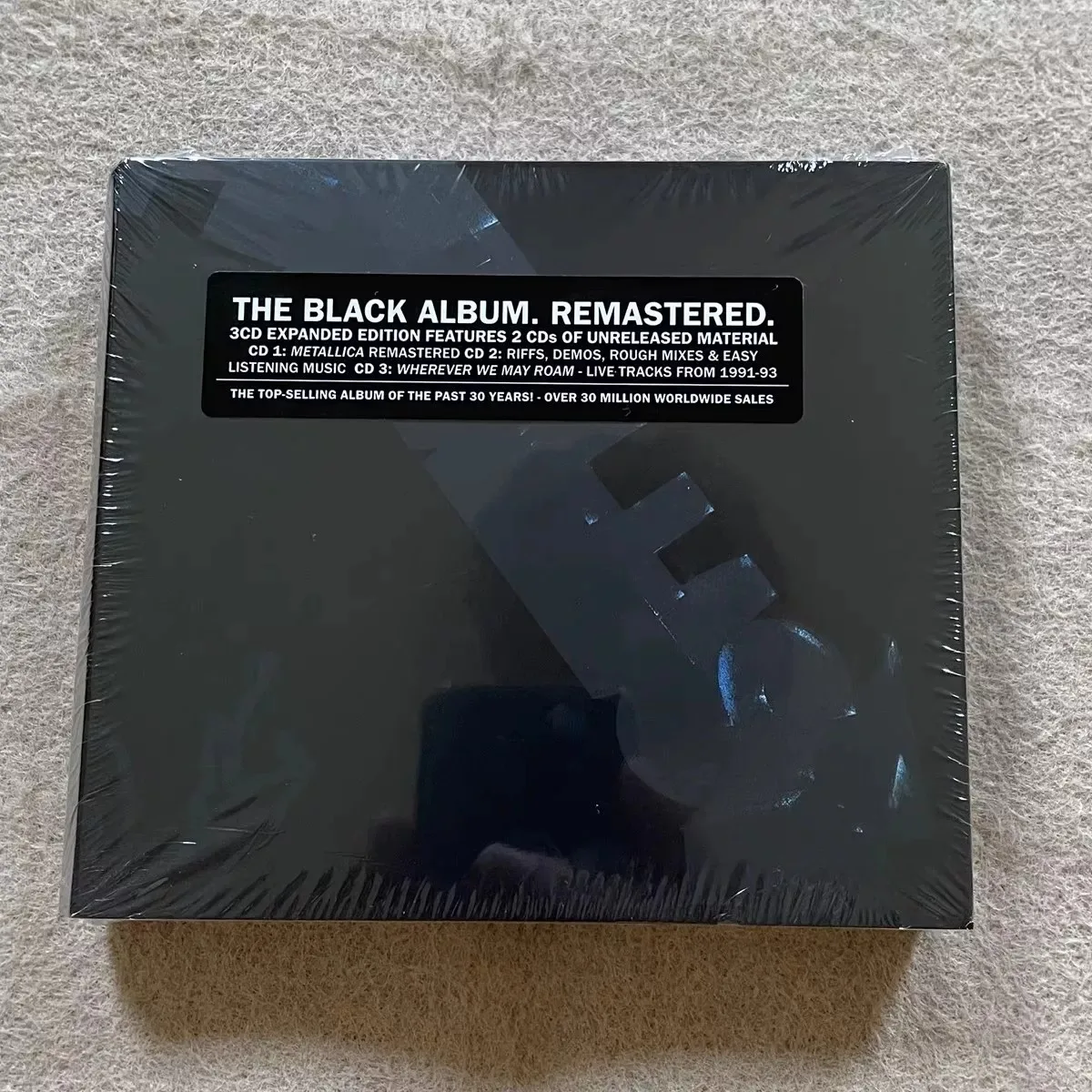 

Metallica The Black Album Remastered 3CD Expanded Edition Unreleased Material Live Tracks Music CD