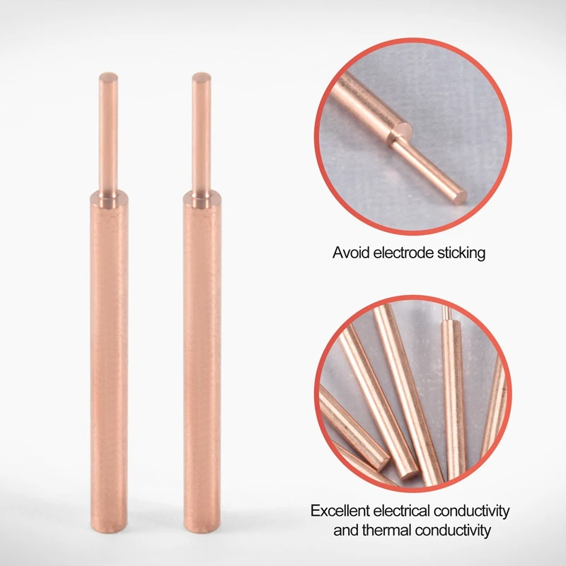 8PCS Welding Needle Aluminum Oxide 3Mm Eccentric Rod Welding Machine Welding Pen Brazing Battery Nickel Plate