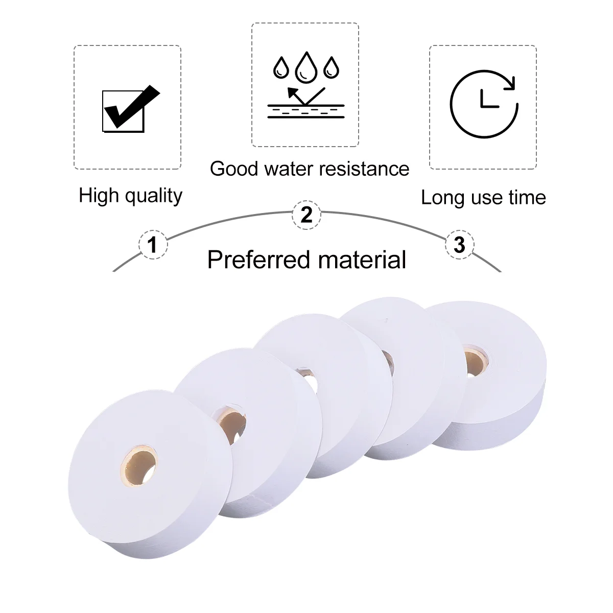 5 Pcs Dot Timer Paper Tape for Spark Electromagnetic Physics Teaching Equipment School Laboratory Home Use Professional Educator