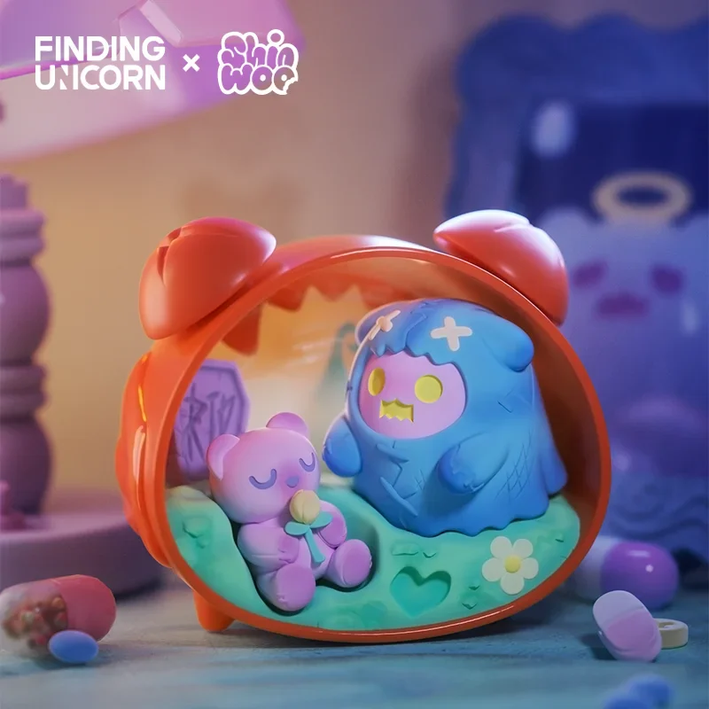 

Finding Unicorn ShinWoo Ghost at home Series Blind Box Mystery Box Toys Kawaii Ornaments Figurines Home Decor Desktop Model Doll