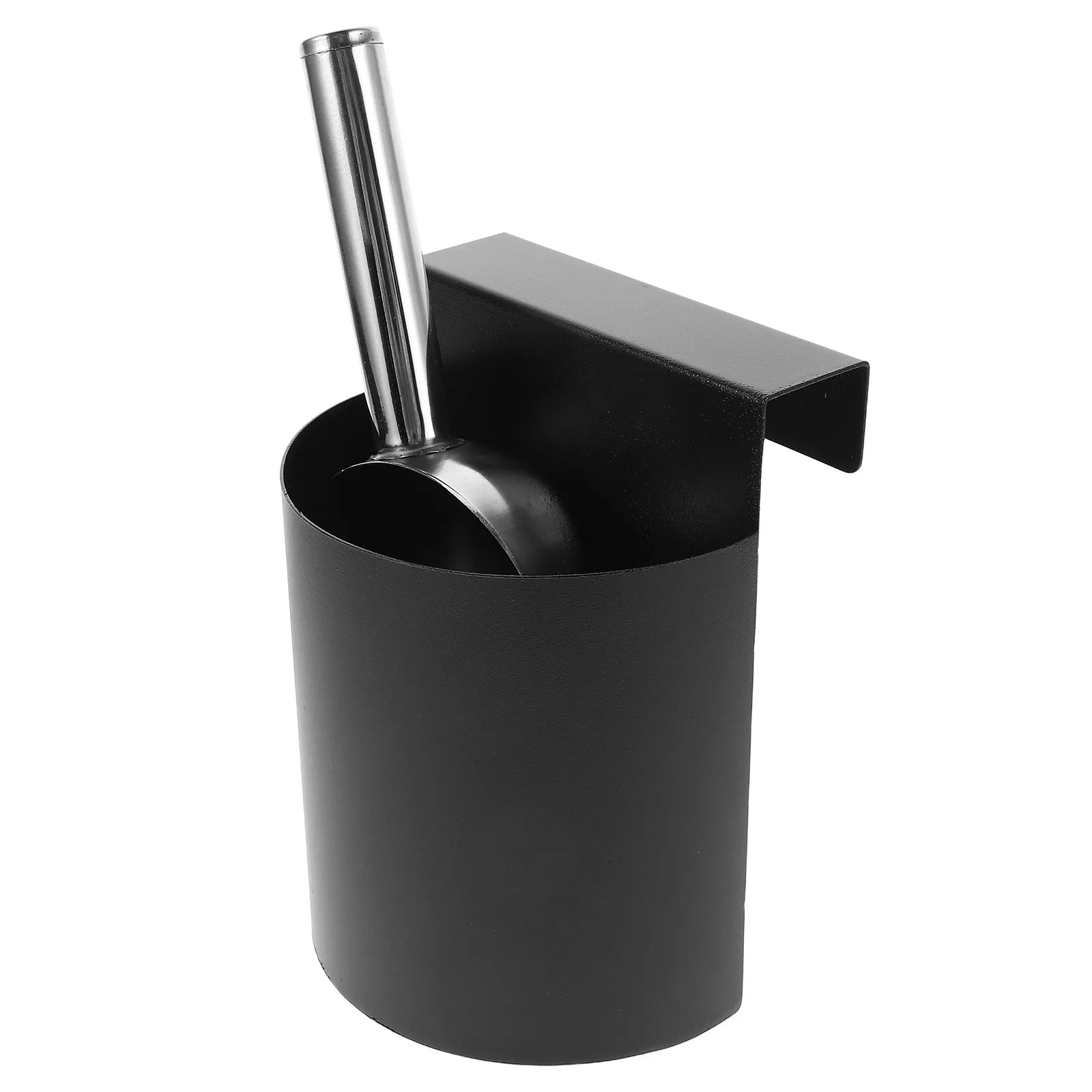 Stainless Steel Ice Scoop with Dedicated Storage Box Multifunctional Food Scoop for Ice Machine Kitchen Freezer Dog